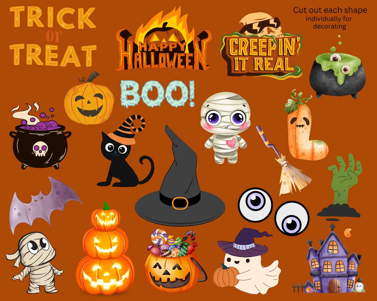 cutout halloween printables cutout halloween printables