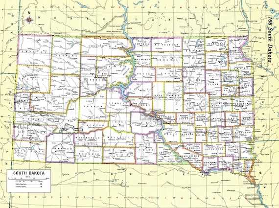 printable map of south dakota printable map of south dakota