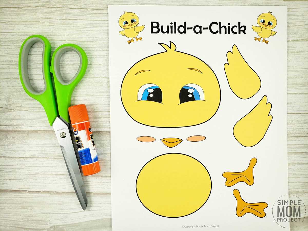 free printable chick template free printable chick template
