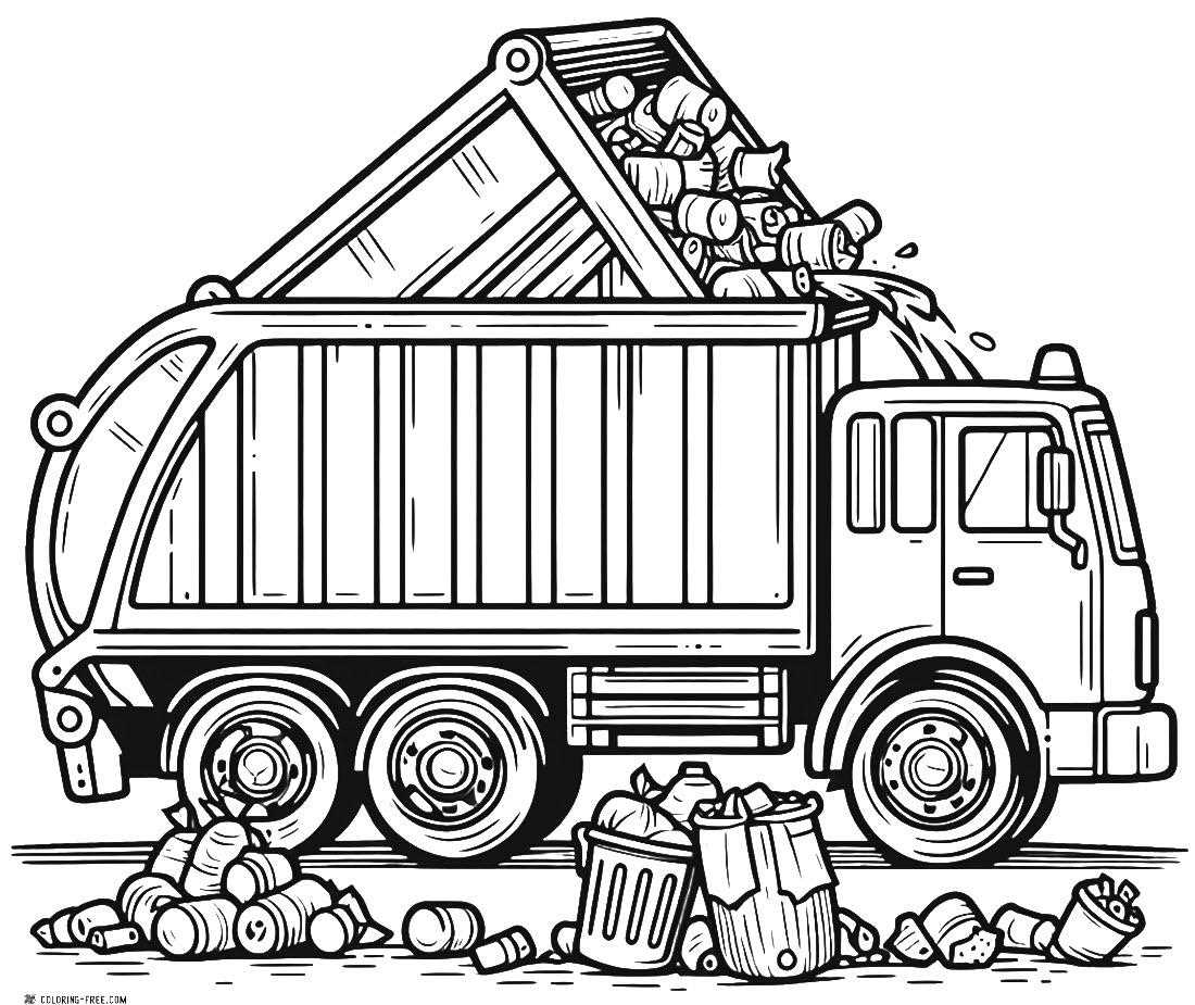 dump truck printable coloring pages dump truck printable coloring pages