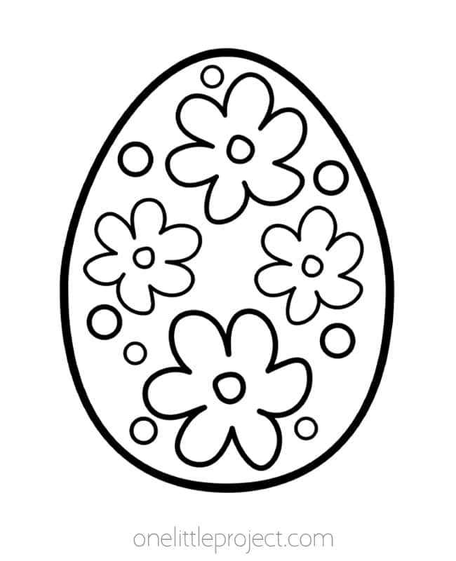 free printable easter egg template