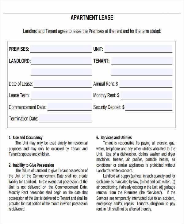 printable free spanish rental agreement template