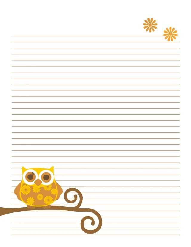 free cute printable notebook paper