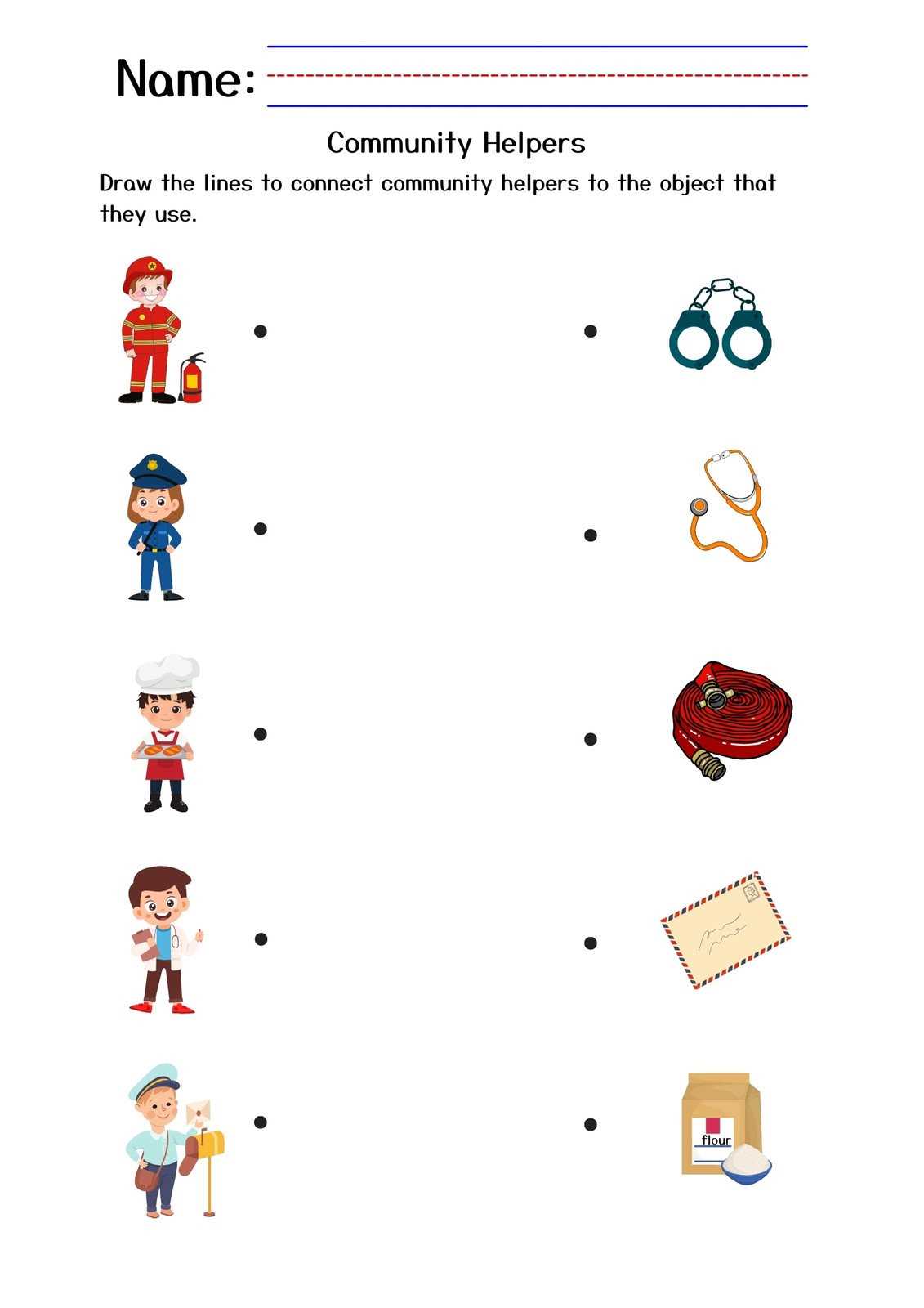 free printable community helpers