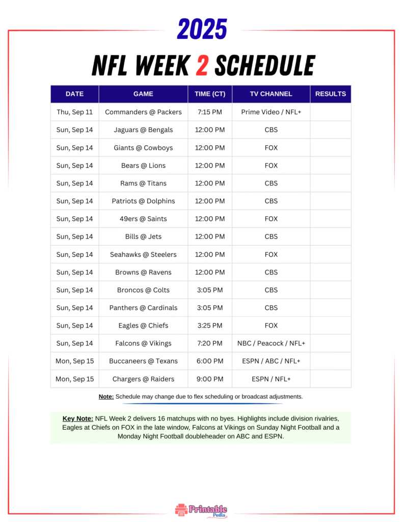 week 12 printable nfl schedule