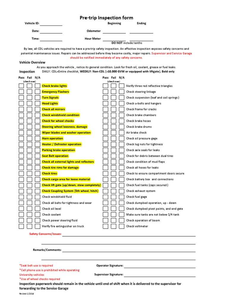printable cdl pre trip inspection cheat sheet printable cdl pre trip inspection cheat sheet