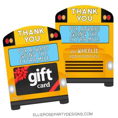 thank you bus driver printable