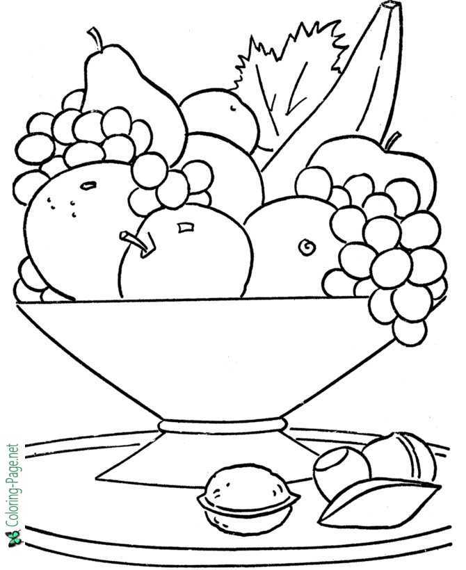 food coloring pages printable food coloring pages printable