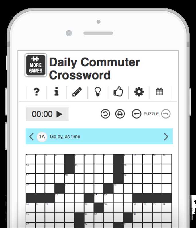 daily commuter crossword printable
