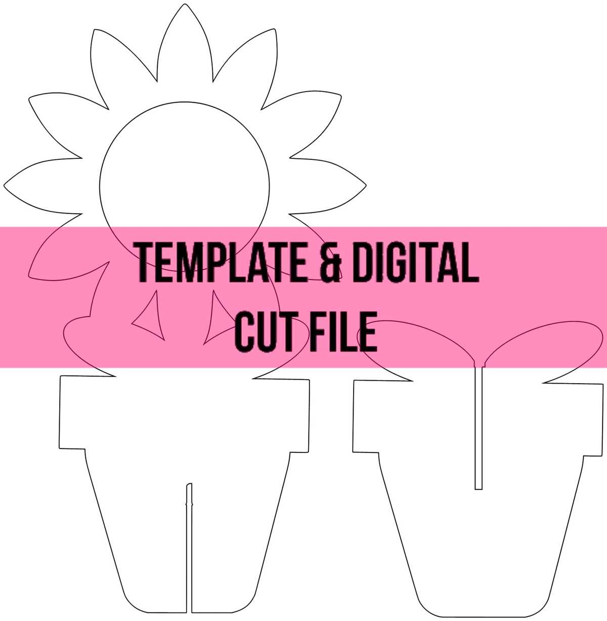 vase template printable vase template printable