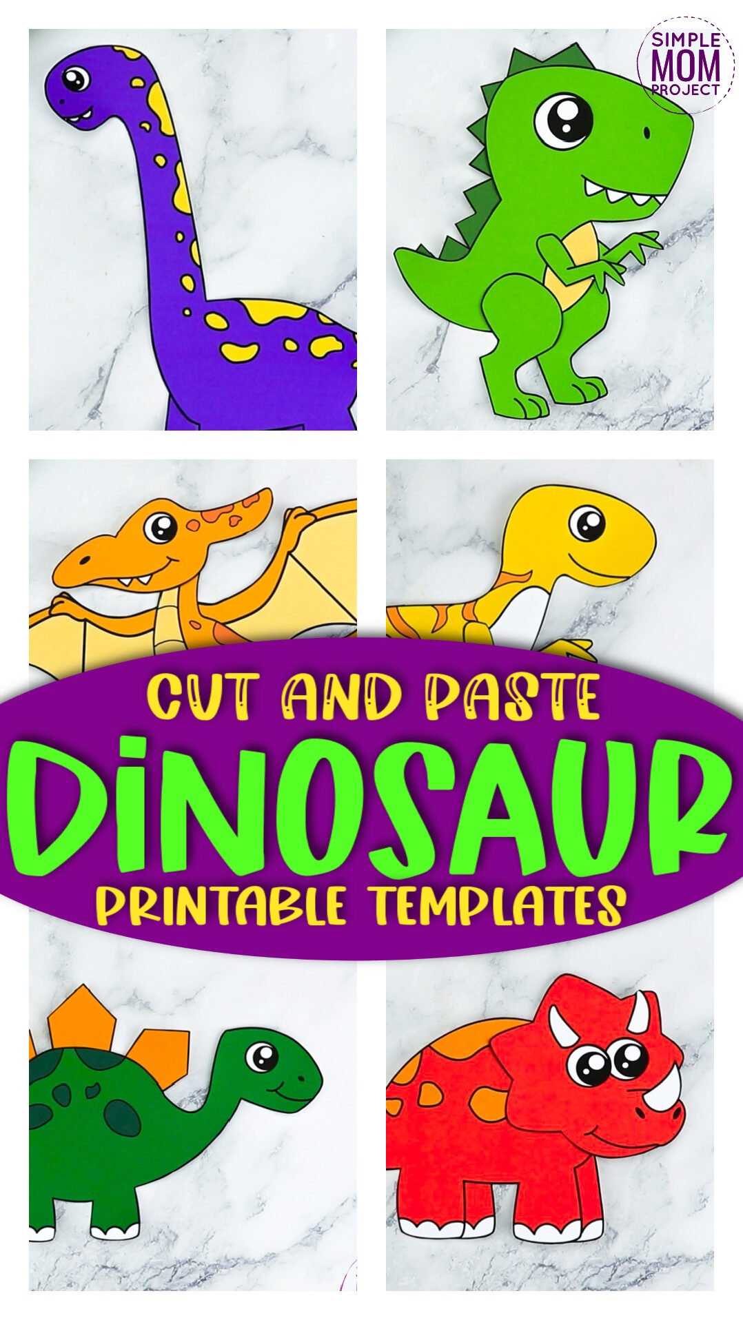dinosaur craft printable dinosaur craft printable