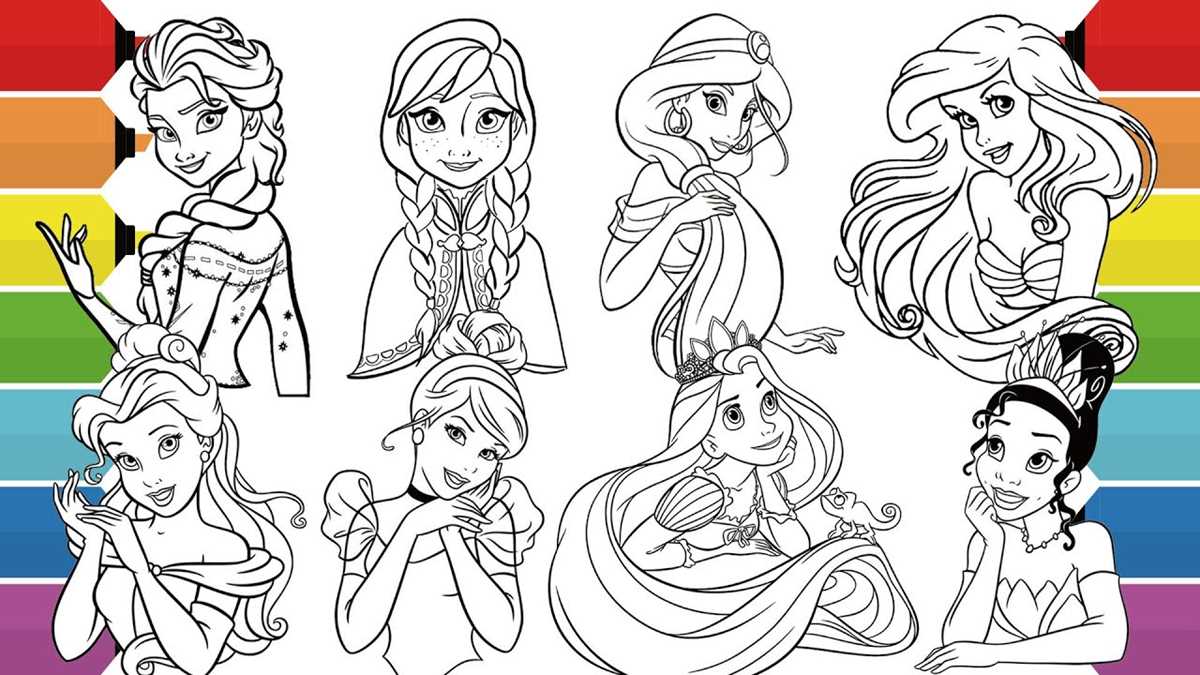 disney princesses printable
