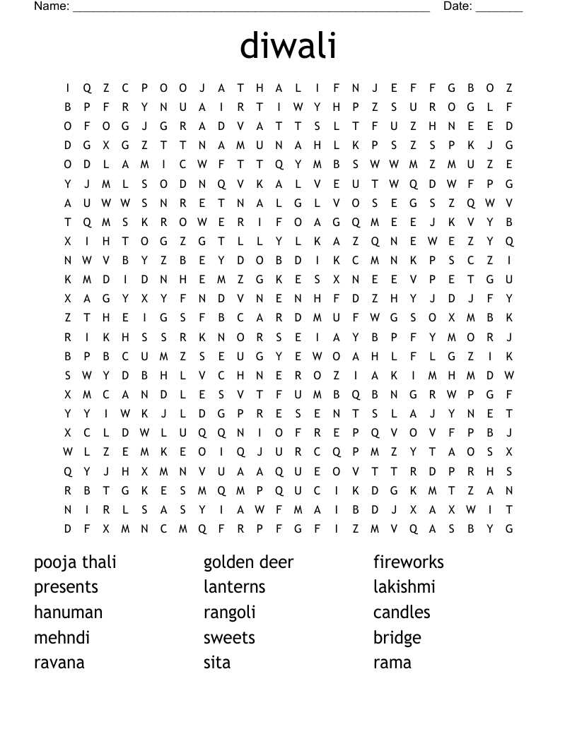 diwali bingo printable