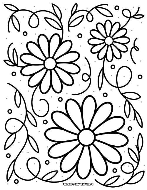 free printable coloring pages for adults flowers free printable coloring pages for adults flowers