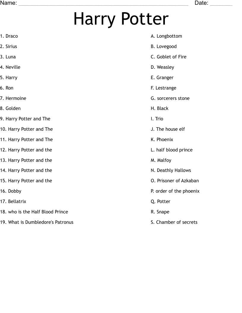printable harry potter worksheets printable harry potter worksheets