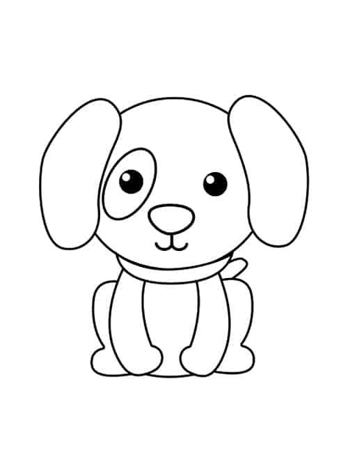 dog printable template dog printable template
