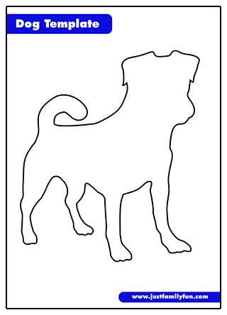 dog printable template dog printable template
