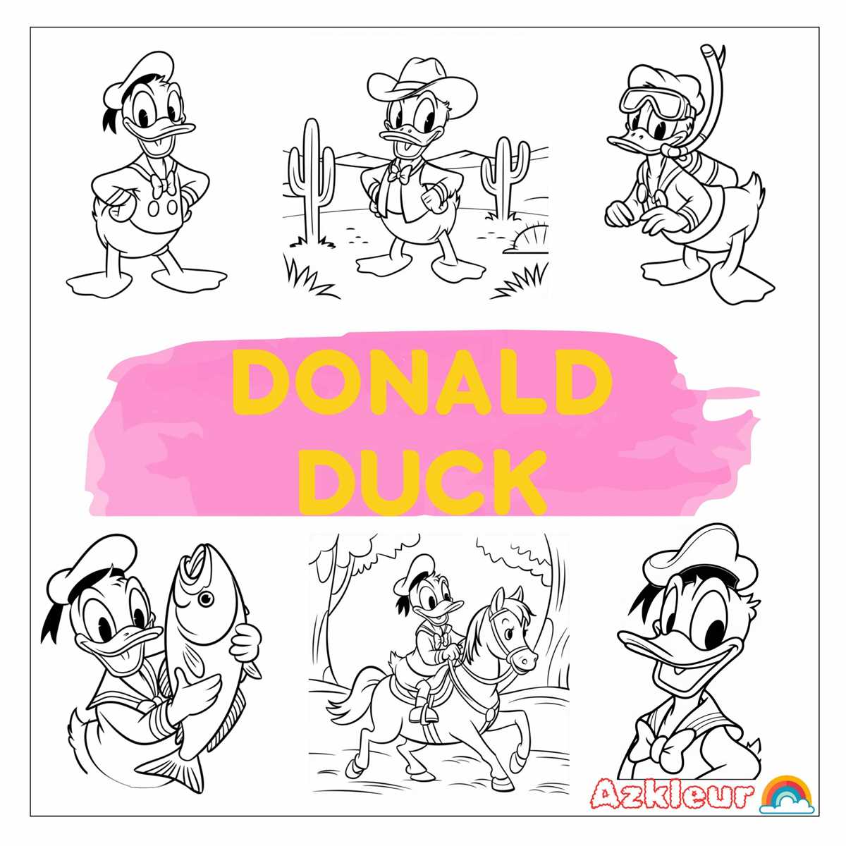 donald duck printable donald duck printable