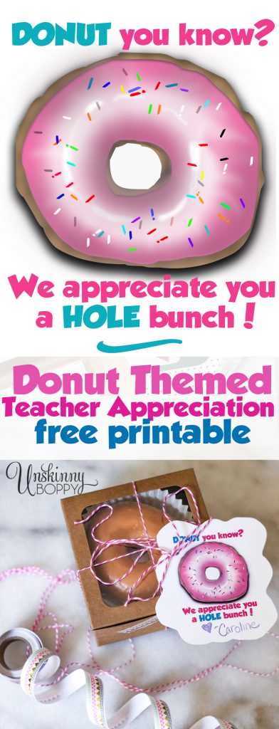 donut appreciation printable free donut appreciation printable free