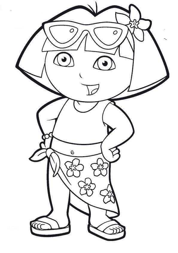 dora printables coloring dora printables coloring