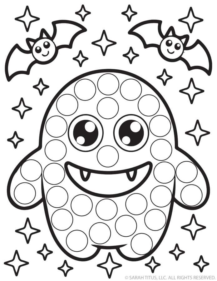 dot coloring pages printable