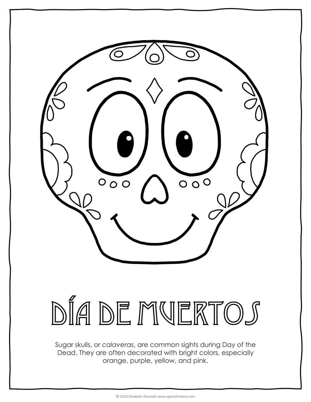 day of the dead printable coloring pages day of the dead printable coloring pages