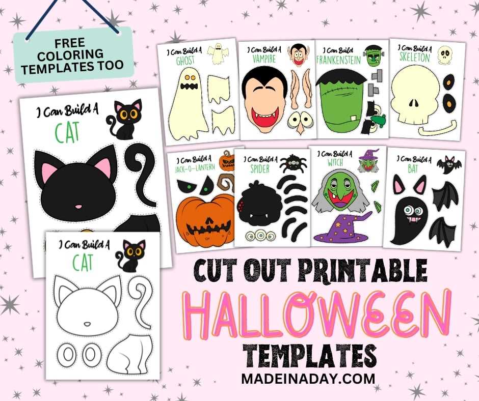 free printable halloween crafts free printable halloween crafts