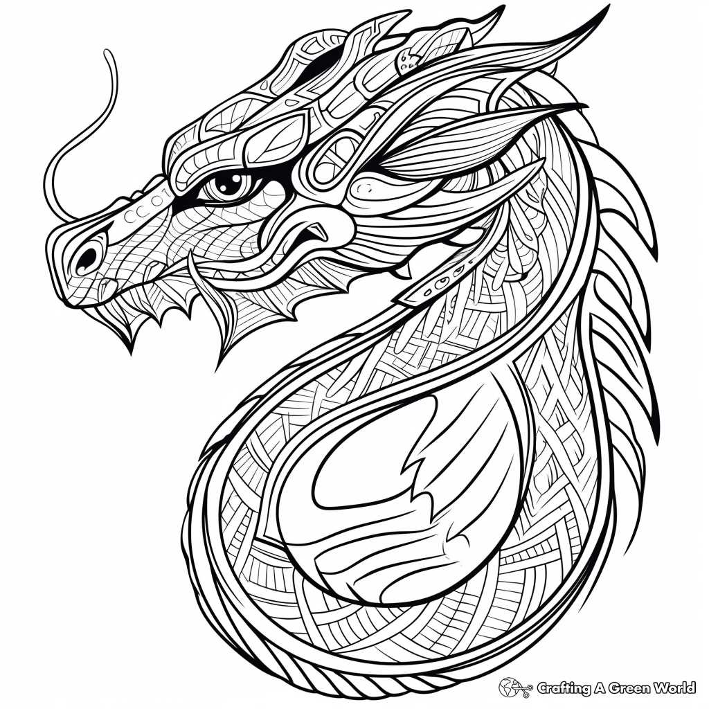 dragon printables coloring sheets