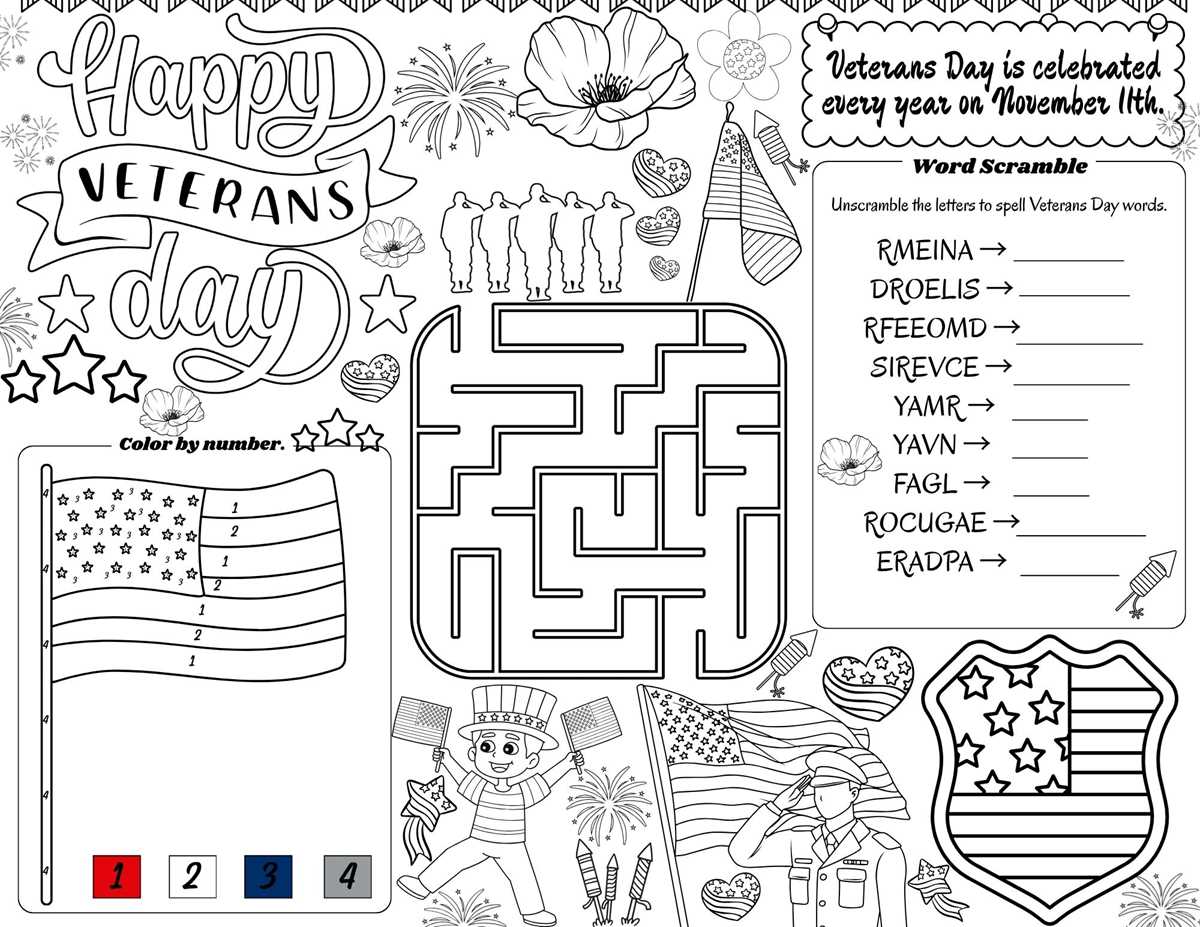 printable veterans day printable veterans day