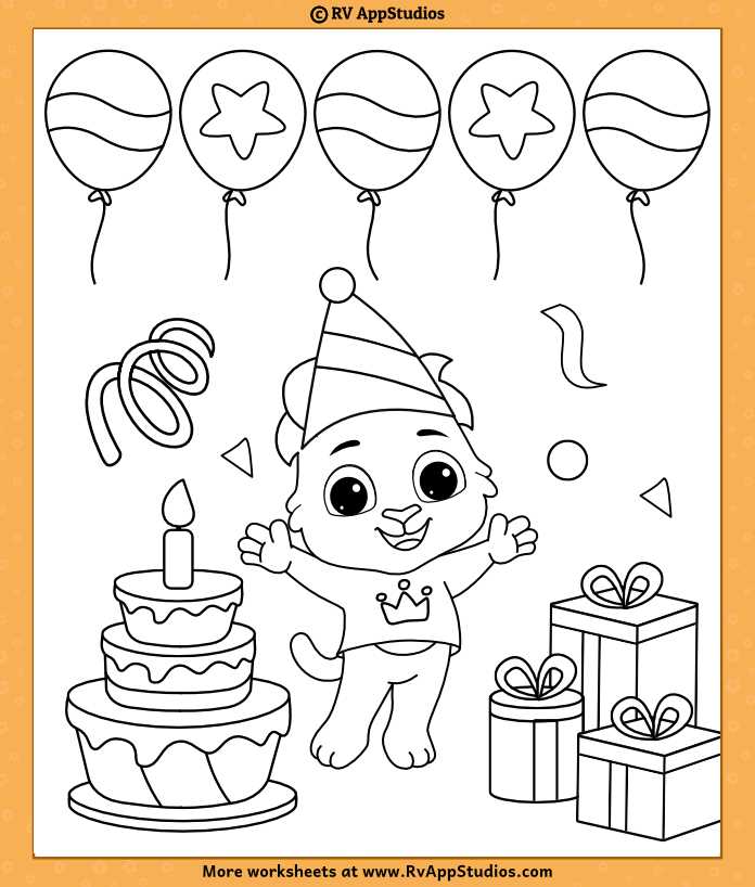 free happy birthday coloring pages printable