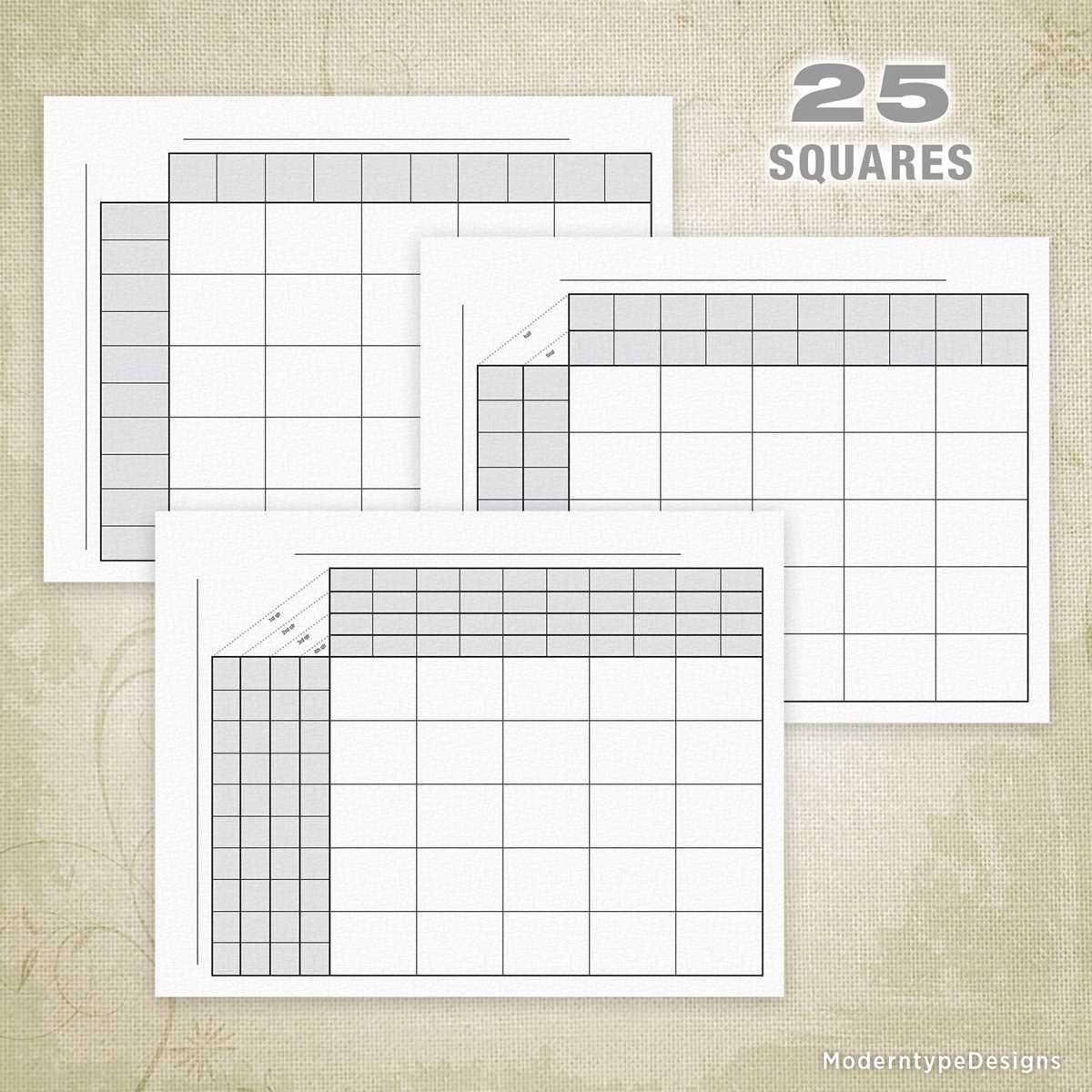 football pool template printable