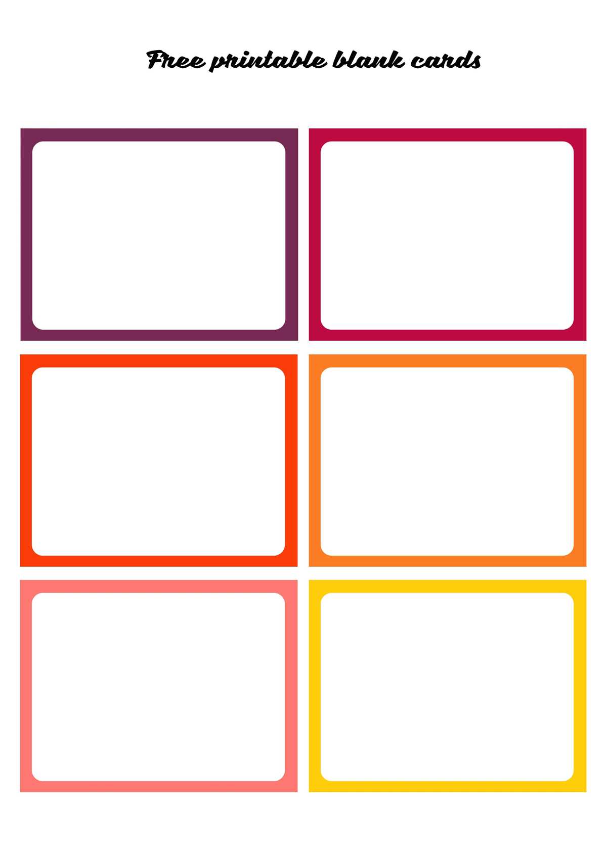blank printable flash cards blank printable flash cards