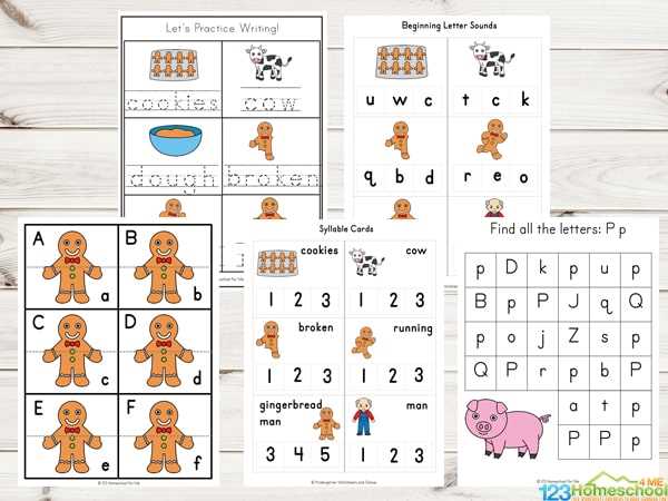 gingerbread man printable free