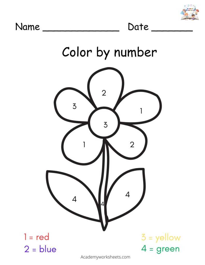 color number printables