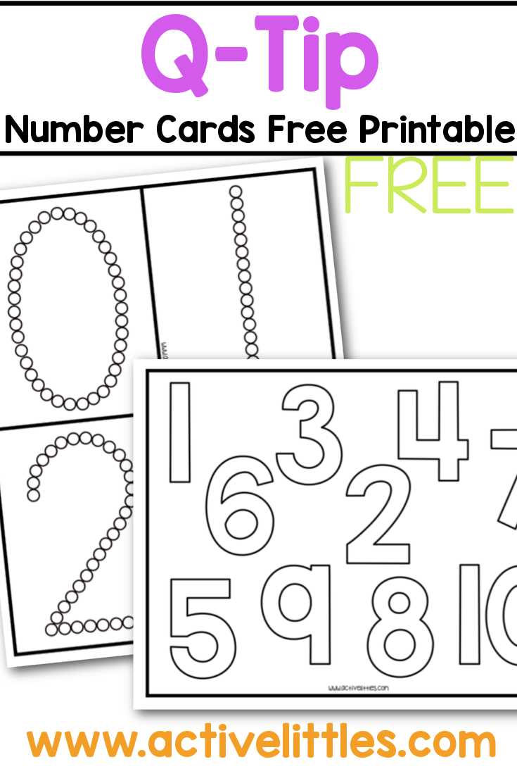 q tip painting printable