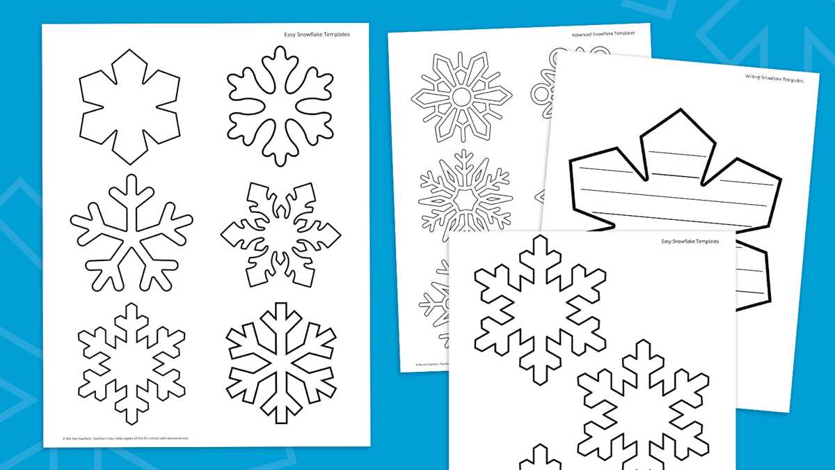 snowflake free printable