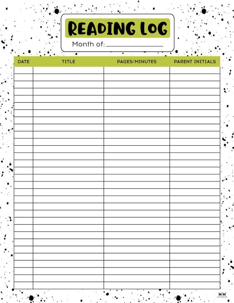 free printable reading log for adults free printable reading log for adults