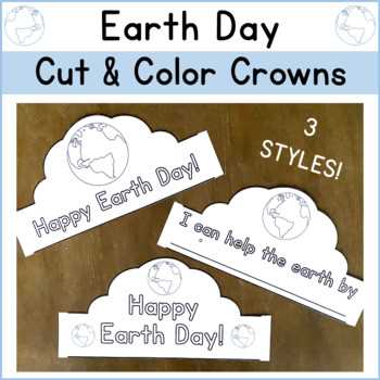 earth day headband printable earth day headband printable