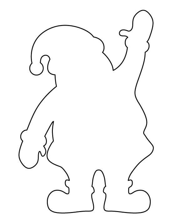 santa claus printable template santa claus printable template