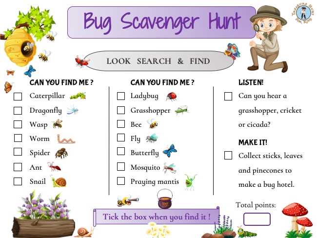 free scavenger hunt printables free scavenger hunt printables
