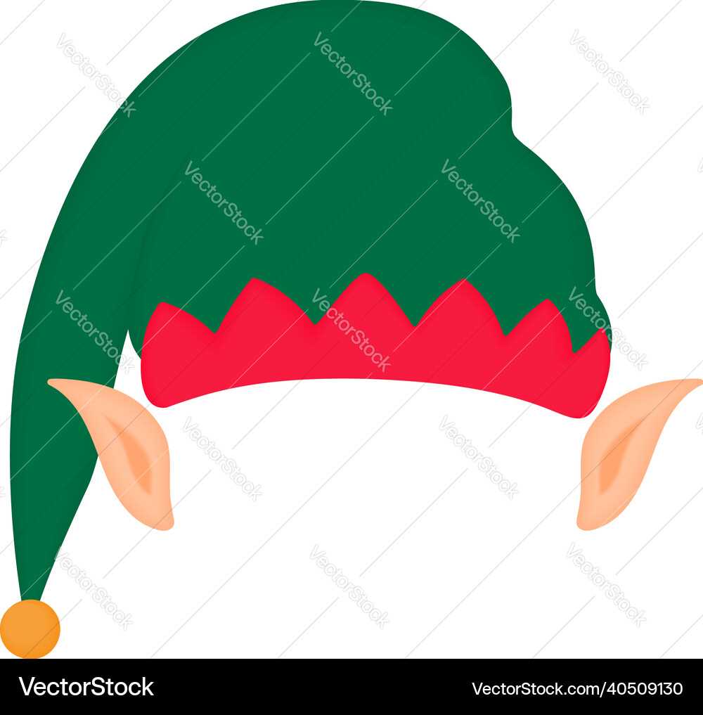 elf hat printable elf hat printable