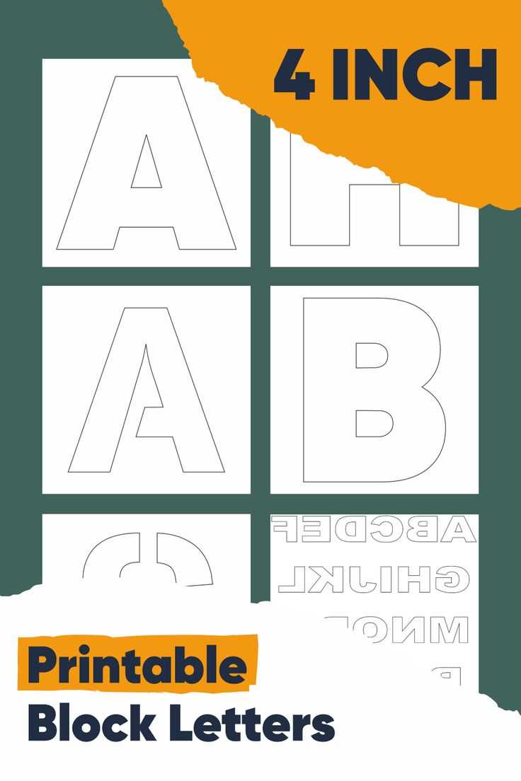 4 inch stencil letters printable 4 inch stencil letters printable