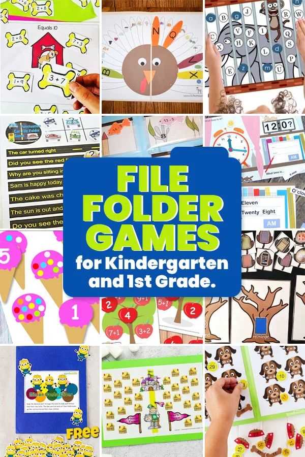 folder games for preschoolers printables