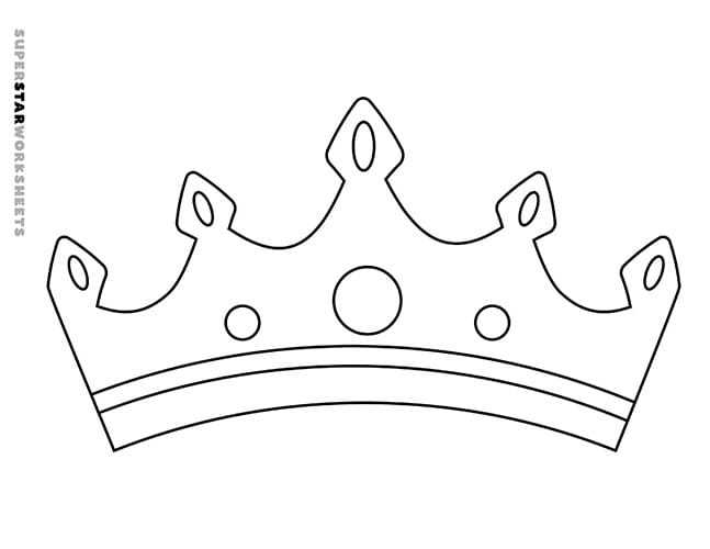 printable crown template