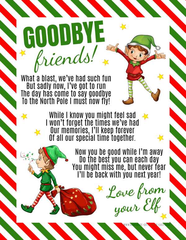 elf letter template free printable elf letter template free printable