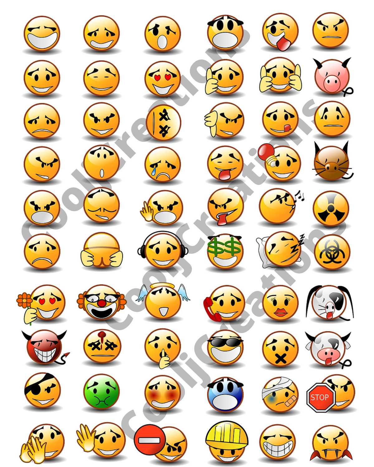 emoji faces printable