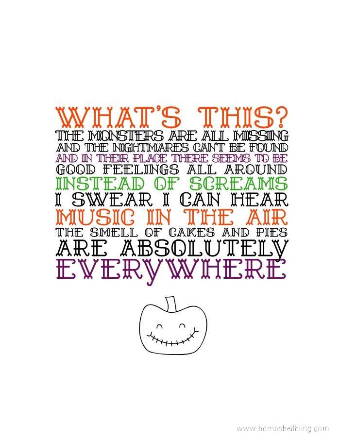 printable nightmare before christmas printable nightmare before christmas