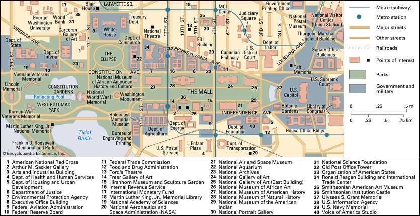printable national mall map printable national mall map