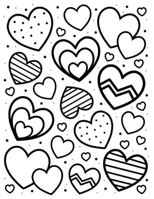free printable printable heart coloring pages free printable printable heart coloring pages