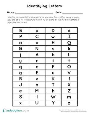 preschool assessment free printable